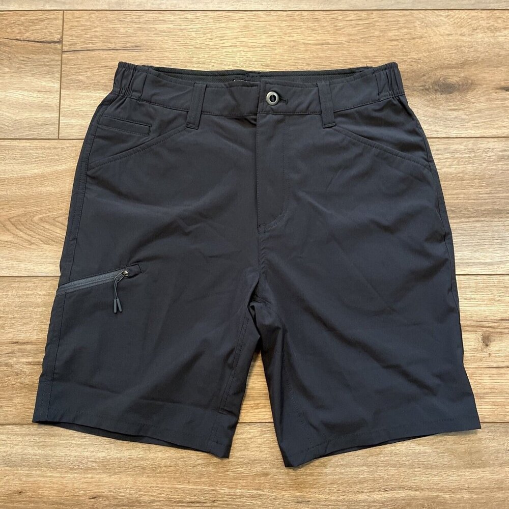 OOBE Lightweight Uniform Shorts SZ 28x9 Gray Cargo Elastic Waist Stretch OB4011